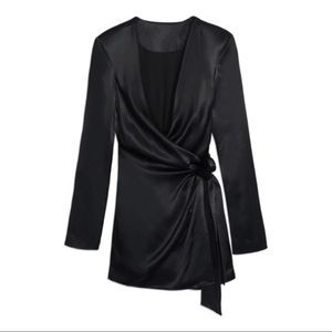 WeWoreWhat | Cowl Front Satin Dress